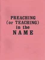 Preaching in the Name